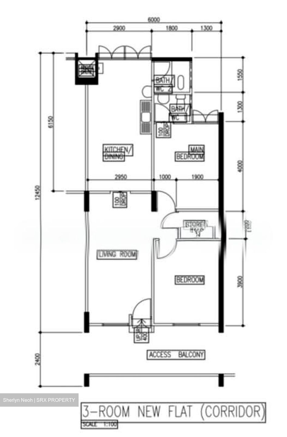 Blk 442 Clementi Avenue 3 (Clementi), HDB 3 Rooms #594874181